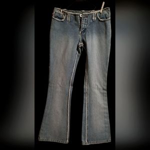 🌷🪻🌺Zana Di Vintage Boho Fringe Jeans, Sz 3🌷🪻🌺
